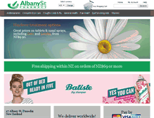 Tablet Screenshot of albanyst.co.nz